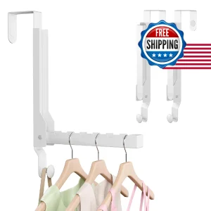 Wlcsng 2 Pack Over The Door Drying Rack For Laundry Over The Door Hanger