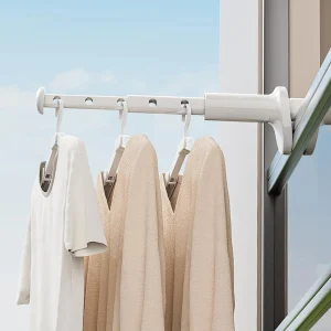 Travel Drying Rack for Clothes - Portable Hanging Rack Over The Door with Ret...