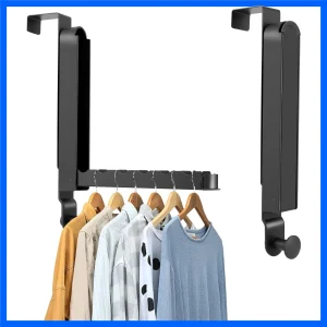 Versatile Over The Door Drying Rack - 2 Pack Hooks for Organized Spaces