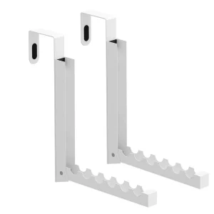 Folding Clothes Drying Rack for Indoor Laundry Room,2 Pack Over The Door Hang...