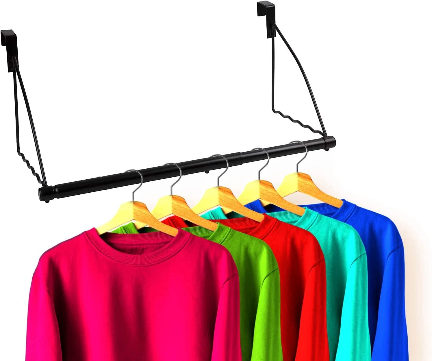 HOLDN’ STORAGE Over the Door Hooks - Over the Door Clothes Drying Rack.